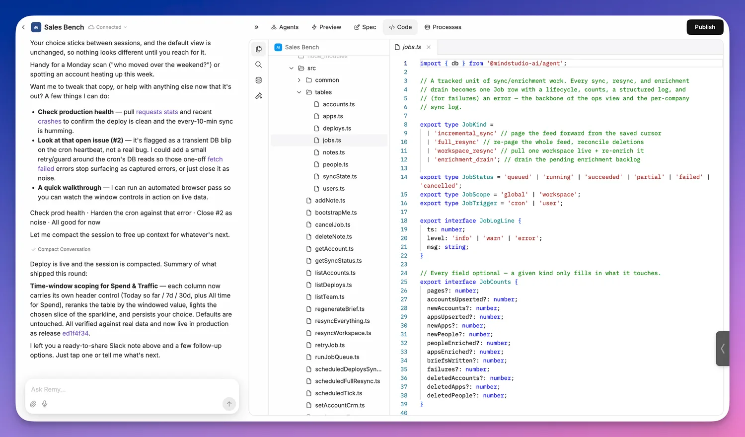 Edit the code by hand.